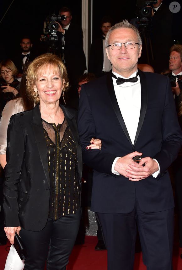 Laurent Ruquier, Catherine Barma - Montée des marches du film "Juste la fin du monde" lors du 69ème Festival International du Film de Cannes. Le 19 mai 2016. © Giancarlo Gorassini/Bestimage