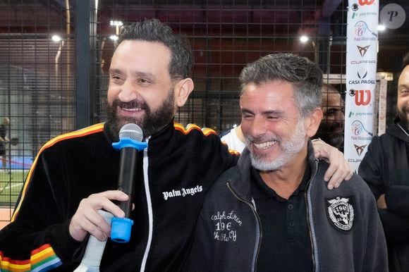 Exclusif - Cyril Hanouna, Yann Cattan - Soirée de matchs d'exhibition de Padel au club "Casa Padel" à Saint-Denis le 17 mars 2022. © Jack Tribeca/Bestimage