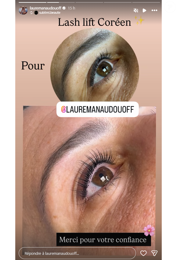 c'est la toute dernière tendance qui cartonne dans les instituts de beauté. Pour faire simple, c'est une version beaucoup plus douce, plus naturelle et plus soignante que le rehaussement de cils classique que l'on connaît en Europe.

Laure Manaudou sur Instagram