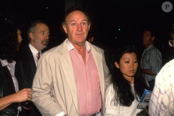 Gene Hackman et Betsy Arakawa Vers les années 1980 Crédit : Ralph Dominguez/MediaPunch Alamy/ABACA