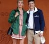 Il a d'ailleurs imaginé un court-métrage baptisé "Superstition" au Nikon Film Festival.
Caroline Anglade et son compagnon Nicolas Moreau au village lors des Internationaux de France de Tennis de Roland Garros 2025, à Paris, France, le 26 mai 2025. © Jacovides-Moreau/Bestimage