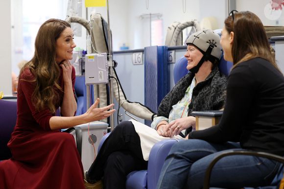 Catherine (Kate) Middleton, princesse de Galles à l'hôpital Royal Marsden, où elle a reçu son traitement contre le cancer, à Londres, Royaume-Uni, le 14 janvier 2025. © Chris Jackson/WPA-Pool/Bestimage