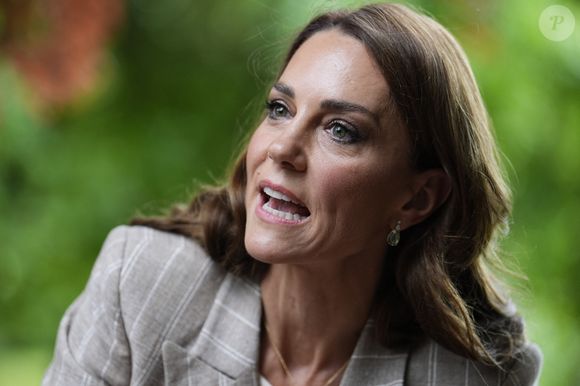 Catherine (Kate) Middleton, princesse de Galles, visite l'école maternelle Salvador Allende à Reggio Emilia (Italie), lors de son voyage consacré à la petite enfance, le 14 mai 2026.
© GOFF / Bestimage