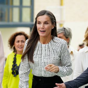 La reine Letizia d’Espagne assiste à l'inauguration de la promotion 2025/2026 du Centre intégré de formation professionnelle polytechnique à Lumbier. LALO YASKY / BESTIMAGE