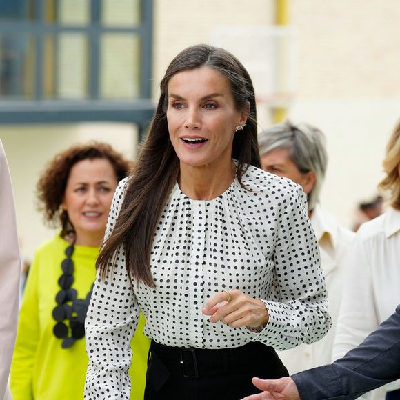 La reine Letizia d’Espagne assiste à l'inauguration de la promotion 2025/2026 du Centre intégré de formation professionnelle polytechnique à Lumbier. LALO YASKY / BESTIMAGE