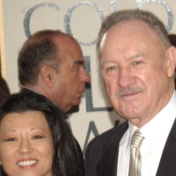 Les corps de Gene Hackman et de son épouse Betsy ont été retrouvés sans vie fin février à leur domicile de Santa Fe 
Gene Hackman et son épouse lors de la remise des Golden Globe Awards à l'hôtel Beverly Hills Hilton. Paul Smith / Featureflash Photo by Alamy/ABACAPRESS.COM