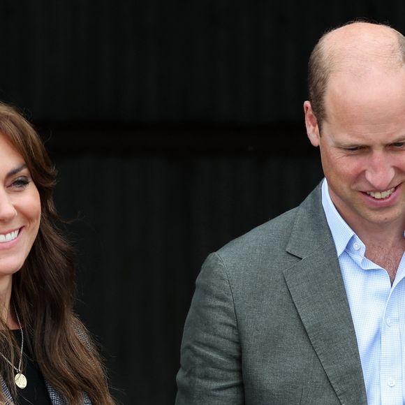 Le prince William et la princesse Kate (Middleton) de Galles en visite à l’association caritative We Are Farming Minds à Kings Pitt Farm à Hereford. Le 14 septembre 2023
