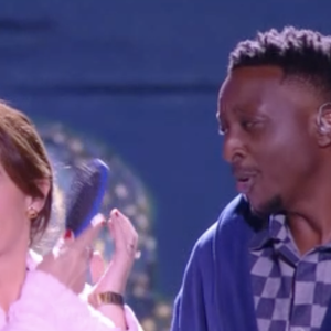 Julia Vignali et Ahmed Sylla dans "La Chanson Secrète" TF1