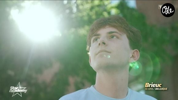 Brieuc fait partie de la nouvelle promotion de la "Star Academy". Capture d'écran TF1