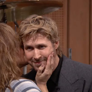 Capture d'écran de "The Tonight Show" avec Eva Mendes et Ryan Gosling  le jeudi 5 mars 2026