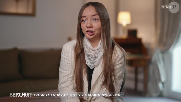 Charlotte, 15 ans, gagnante de la saison 11 de "The Voice Kids" - Portrait de la semaine de "Sept à Huit" sur TF1 le dimanche 12 avril 2026