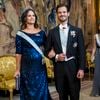 La princesse Sofia (enceinte), Le prince Carl Philip - Arrivée de la famille royale de Suède au dîner en l'honneur des lauréats du Prix Nobel 2024 au palais royal de Stockholm. Le 11 décembre 2024
Dana Press / Bestimage