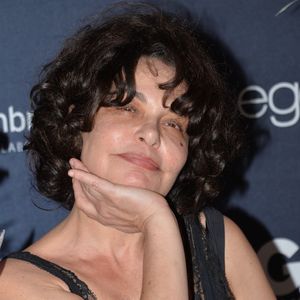 Isabelle Mergault - Photocall de la 10ème cérémonie des Globes de Cristal au Lido à Paris, le 13 avril 2015.