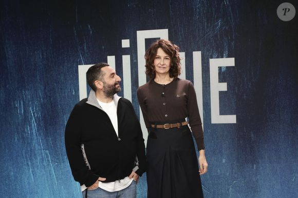 Exclusif - Mouloud Achour, Valérie Lemercier, sur le plateau de Clique (Midi) présenté par M.Achour, et diffusé sur Canal + le 4 novembre 2025, à Paris, France, le 28 octobre 2025. © Jack Tribeca/Bestimage