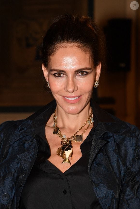 Adriana Abascal au dîner de gala. Rome, Palazzo Ruspoli Dîner de gala pour le concert d'Omar Harfouch au Parlement italien. Italie. Photo par IPA/ABACAPRESS.COM