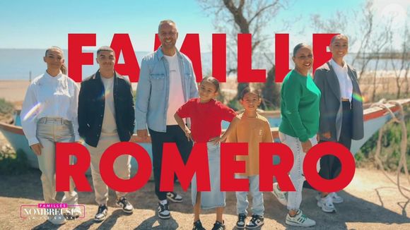Famille Romero, l'une des familles de l'émission "Familles nombreuses, la vie en XXL" sur TF1.
