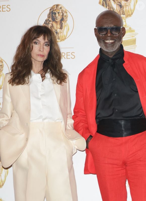 Anne Parillaud, Eriq Ebouaney - 36ème cérémonie des Molières aux Folies Bergère à Paris le 28 avril 2025. © Coadic Guirec/Bestimage