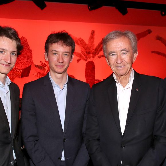 Jean Arnault, Frédéric Arnaul, Bernard Arnault et Antoine Arnault au défilé de mode Christian Dior collection Haute Couture Automne/Hiver 2023/24 lors de la Fashion Week de Paris (PFW), à Paris, France, le 3 juillet 2023. © Borde-Rindoff/Bestimage