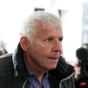 Patrick Poivre d'Arvor lors de la cérémonie d'enterrement de Frédéric Mitterrand à l'église Saint-Thomas d'Aquin à Paris, France, le 26 mars 2024. Photo par Nasser Berzane/ABACAPRESS.COM