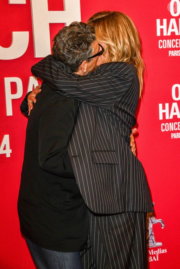 Marc Lavoine, Adriana Karembeu assistent à un photocall pour le Concerto For Peace d'Omar Harfouch au Théâtre des Champs-Elysées le 18 septembre 2024 à Paris, France. Photo par Shootpix/ABACAPRESS.COM