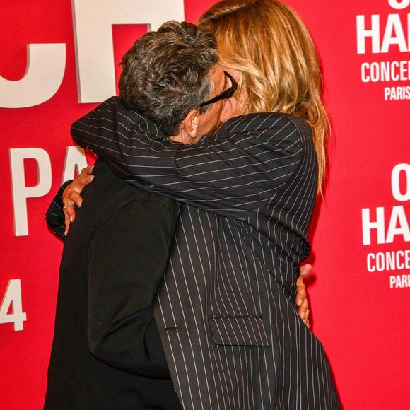 Marc Lavoine, Adriana Karembeu assistent à un photocall pour le Concerto For Peace d'Omar Harfouch au Théâtre des Champs-Elysées le 18 septembre 2024 à Paris, France. Photo par Shootpix/ABACAPRESS.COM