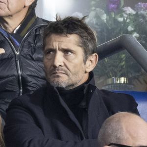 Bixente Lizarazu  à la finale de la coupe du monde de rugby Afrique du Sud / Nouvelle Zélande (12 - 11) au stade de France à Saint-Denis le 28 octobre 2023. (AGENCE / BESTIMAGE).