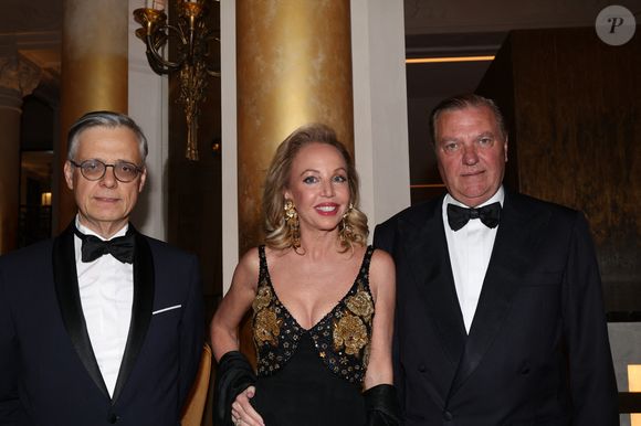 Lionel Beffre, le prince et la princesse Charles et Camilla de Bourbon des Deux Siciles à la Soirée du Monaco E-Prix 2026 à l'hôtel de Paris à Monaco, le 17 mai 2026. © Claudia Albuquerque / Bestimage