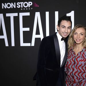 Exclusif - Jordan de Luxe, Didier Gustin et Amelie Etasse  Tournage de l'émission "L'instant de Luxe" pour la chaîne "Non Stop People" à Paris le 11 mars 2020.
© Cedric Perrin / Bestimage