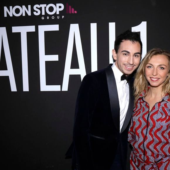 Exclusif - Jordan de Luxe, Didier Gustin et Amelie Etasse  Tournage de l'émission "L'instant de Luxe" pour la chaîne "Non Stop People" à Paris le 11 mars 2020.
© Cedric Perrin / Bestimage