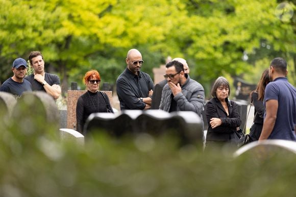 Exclusif - Obsèques de Sabine Anthony au cimetière carré juif de Pantin, le 1er août 2025. Agence / Bestimage