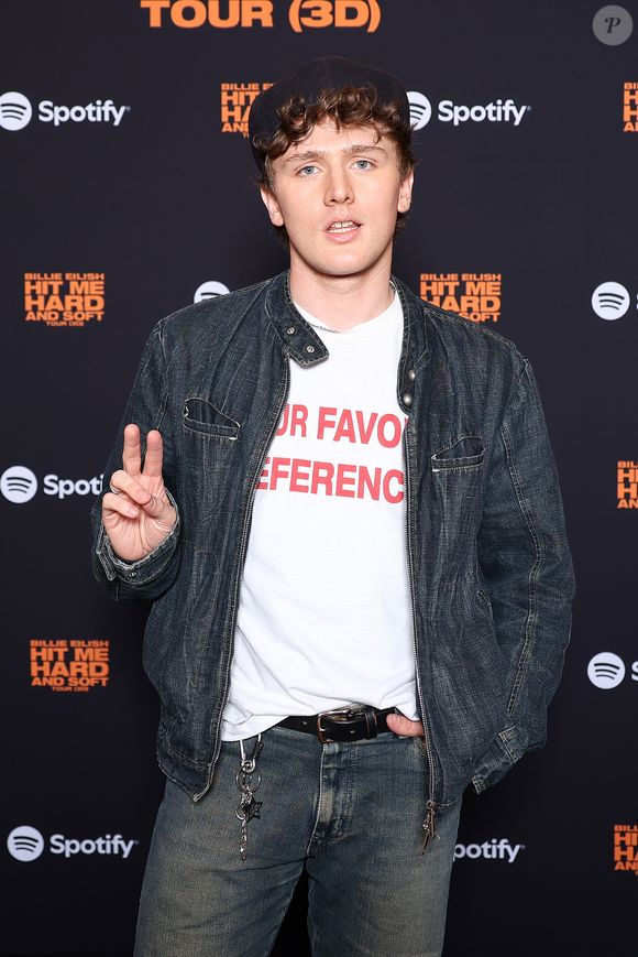 Bastiaan à l'avant-première du film sur Billie Eilish réalisé en 3D qui retrace l’un des concerts de sa tournée "Hit me hard and soft" © Antoine Flament / Paramount Pictures