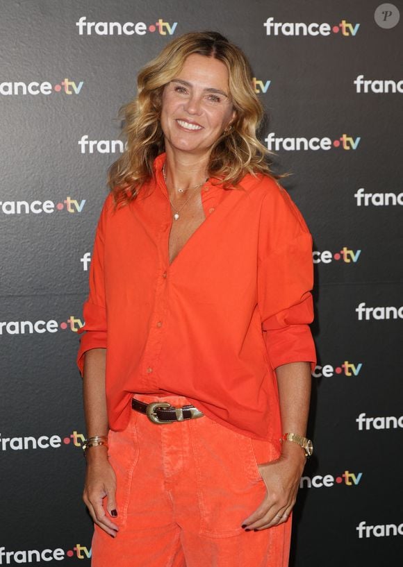 Marine Vignes a posé ses valises en Croatie avec Nina et Tess. Marine Vignes au photocall de la conférence de presse de rentrée de France Télévisions à Paris, France, le 4 septembre 2024. © Coadic Guirec/Bestimage