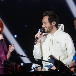Axelle Red (Fabienne Demal), Vianney (Vianney Bureau), Laury Thilleman - Enregistrement de l'émission "La fête de la Chanson française" au Dôme à Paris, présentée par L.Thilleman et A.Manoukian, et diffusée le 22 décembre sur France 3. © Christophe Clovis / Bestimage