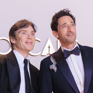 Adrien Brody, Oscar du meilleur acteur pour "The Brutalist" avec Cilian Murphy dans la press room des Oscars le 2 mars 2025 (Credit Image: © PI via ZUMA Press Wire)