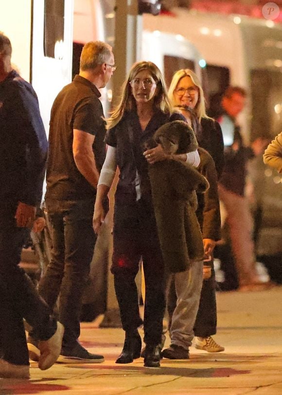 Jennifer Aniston sur le tournage de The Morning Show
©Backgrid USA / Bestimage