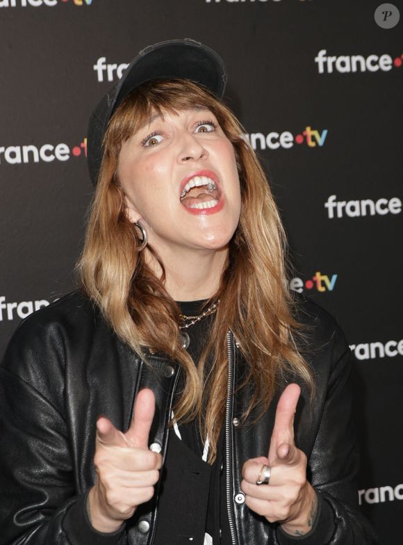 Daphné Bürki au photocall de la conférence de presse de rentrée de France Télévisions à Paris, France, le 4 septembre 2024. © Coadic Guirec/Bestimage