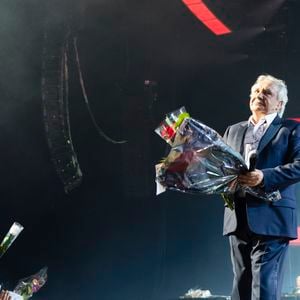 Exclusif - Michel Sardou - Ultime concert de Michel Sardou pour la dernière date de son spectacle "La dernière danse" à la Seine Musicale à Boulogne-Billancourt le 12 avril 2018. Le chanteur a rassemblé plus de 400 000 spectateurs pour une tournée de 82 concerts.  © Pierre Perusseau/Bestimage