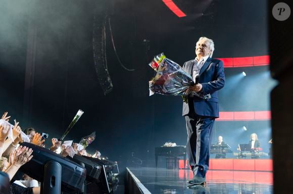 Exclusif - Michel Sardou - Ultime concert de Michel Sardou pour la dernière date de son spectacle "La dernière danse" à la Seine Musicale à Boulogne-Billancourt le 12 avril 2018. Le chanteur a rassemblé plus de 400 000 spectateurs pour une tournée de 82 concerts.  © Pierre Perusseau/Bestimage