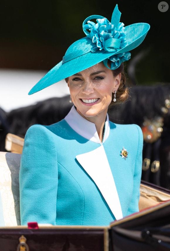 Princesse Catherine (Catherine « Kate » Middleton, princesse de Galles), parade officielle d’anniversaire du roi Charles, The King’s Birthday Parade 2025 (Trooping the Colour) à Londres, Royaume-Uni, 14 juin 2025. (DANA-No : 02619882) © Dana Press / Bestimage