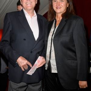 Jean-Loup Dabadie et sa femme Veronique - Generale du spectacle de Muriel Robin "Robin Revient Tsoin Tsoin" au Theatre de la porte Saint-Martin a Paris, le 23 septembre 2013.