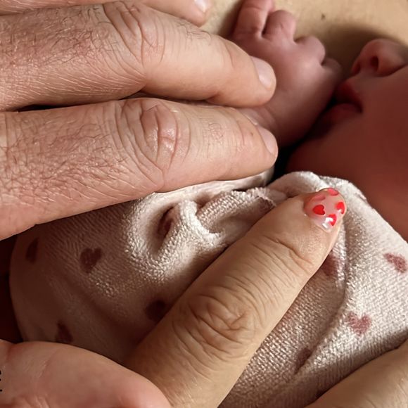 Baptiste Germain et Sophie Tapie, parents d'une petite Héléna