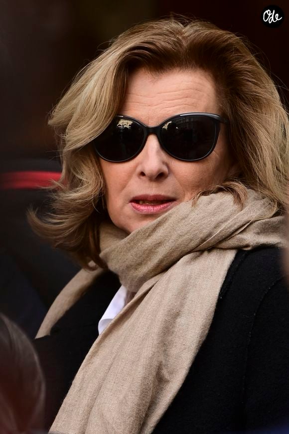 Valerie Trierweiler - Les invités du prix Goncourt 2019 à la sortie du restaurant Drouant à Paris le 4 novembre 2019. © JB Autissier / Panoramic / Bestimage