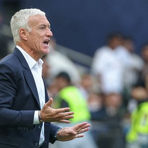 UEFA Nations League Spiel um Platz 3 - 24/25 - Deutschland - Frankreich am 08.06.2025 in der MHP Arena in Stuttgart Trainer / Coach Didier Deschamps (Frankreich) gestikuliert Photo : osnapix / Marcus Hirnschal © DPA/ABACA