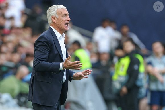 UEFA Nations League Spiel um Platz 3 - 24/25 - Deutschland - Frankreich am 08.06.2025 in der MHP Arena in Stuttgart Trainer / Coach Didier Deschamps (Frankreich) gestikuliert Photo : osnapix / Marcus Hirnschal © DPA/ABACA