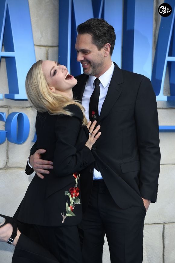 Amanda Seyfried et Thomas Sadoski - Première du film "Mamma Mia ! Here We Go Again" à Londres. Le 16 juillet 2018.

© Bestimage
