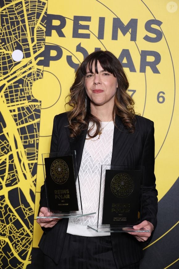Charlotte Devillers - Cérémonie de clôture de la 5ème édition du Festival International du Film Policier de Reims le 5 Avril 2025. © Denis Guignebourg/BestImage