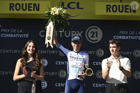 Le Français Lenny Martinez - Etape 4 de la 112e édition du Tour de France, le 8 juillet 2025 à Rouen, France. Photo News/Psnewz/Bestimage