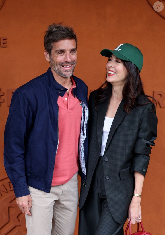 Nolwenn Leroy et son compagnon Arnaud Clément au village lors des Internationaux de France de Tennis de Roland Garros 2025, à Paris, France, le 26 mai 2025. © Jacovides-Moreau/Bestimage