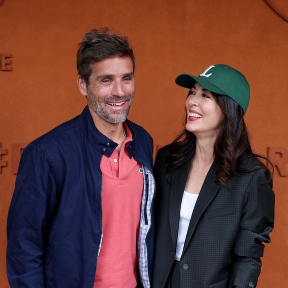 Nolwenn Leroy et son compagnon Arnaud Clément au village lors des Internationaux de France de Tennis de Roland Garros 2025, à Paris, France, le 26 mai 2025. © Jacovides-Moreau/Bestimage