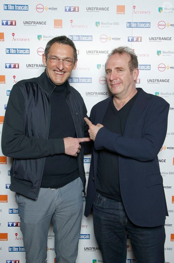 Les Bodin's, Vincent Dubois, Jean-Christian Fraiscinet, pour le film Les Bodin's en Thaïlande - 29ème cérémonie des Trophées du film français à l'hôtel Intercontinental à Paris le 1er février 2022. © Christophe Aubert via Bestimage